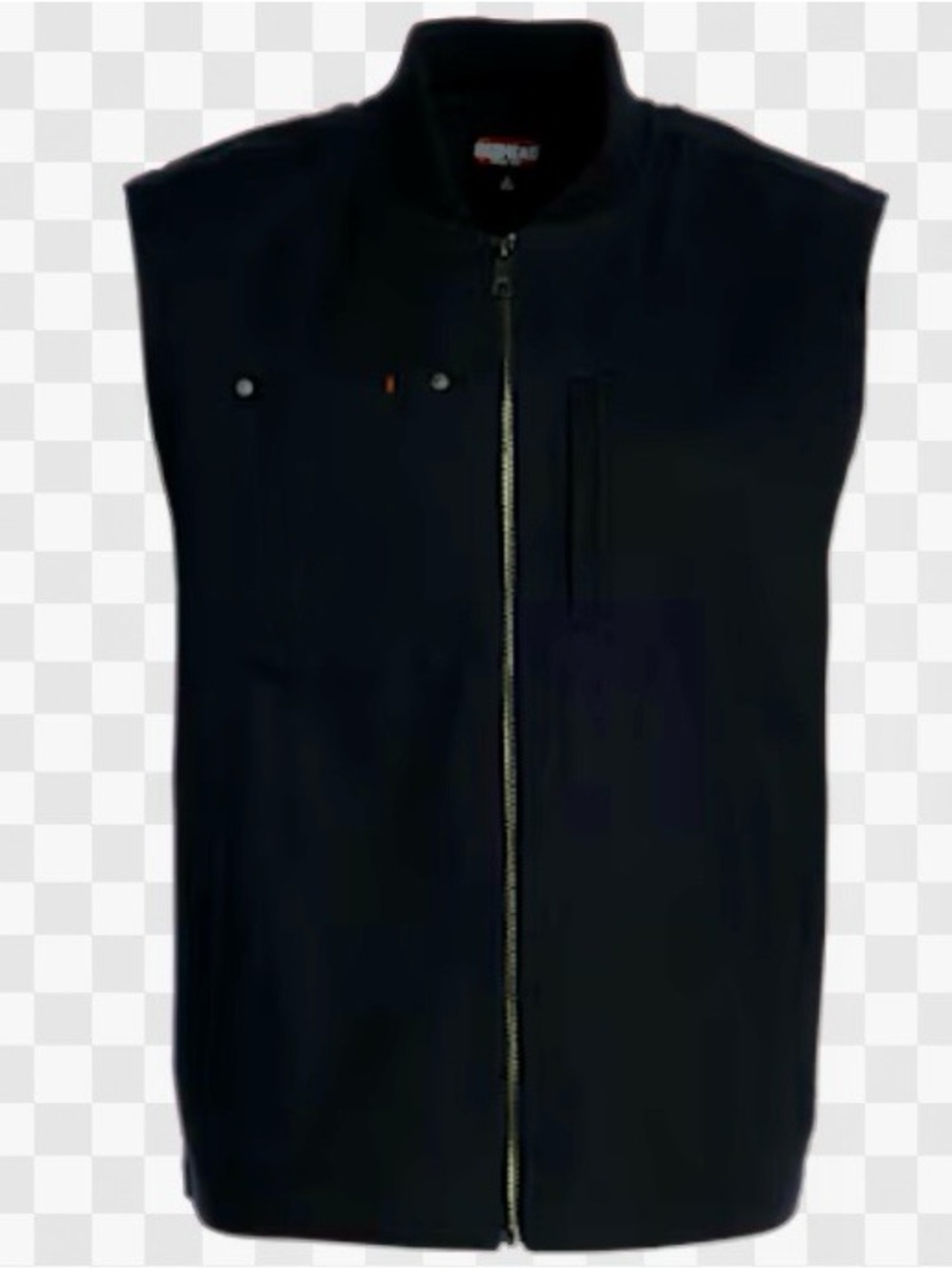 RedHead Black Work Zip Vest